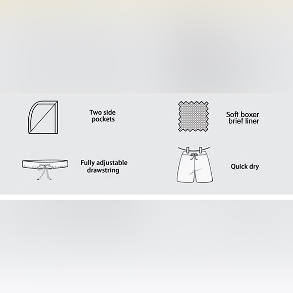 New Toddler Boys Swim Trunks with compression boxer brief lined. Size 7Y - Picture 13 of 15